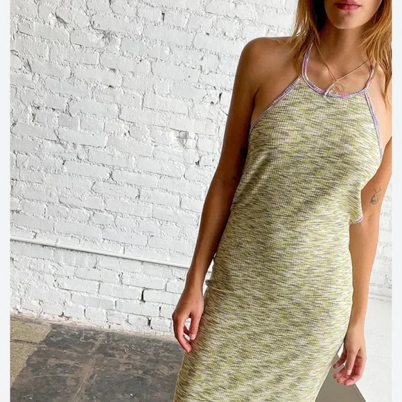 Lisa Says Gah | Dresses | Lisa Says Gah Green Julia Halter Dress | Poshmark